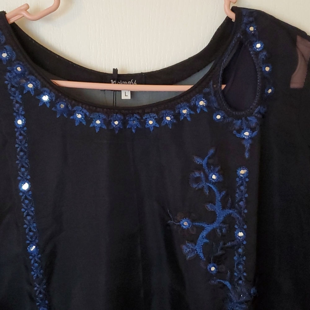 Formal Pakistani organza kurta party wear FINAL PRICE - Picture 5 of 10